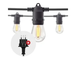 hombli Gartenleuchte String Light 12 LEDs, 5m, Warmweiss