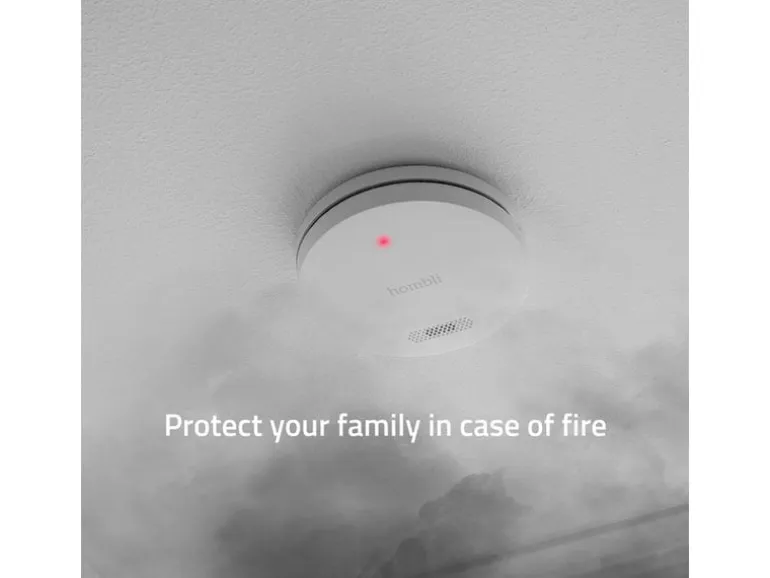 hombli Smart Smoke Detector 2+1 - weiss