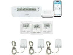 Homematic IP Fussboden Kit 3x Wandthermo, 3x Stellantrieb Acces2 Aktor