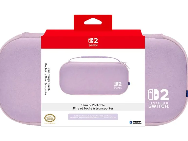 Hori Nintendo Switch 2 Tough Pouch - Lavender