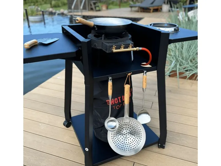 Hot Wok Pro 12 kW + regulator & wok Hochleistungs-Wok-Set