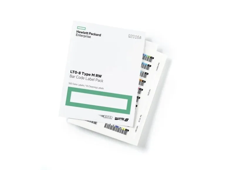 HPE Etiketten LTO-8 Q2015A Strichcode, 100 Pack