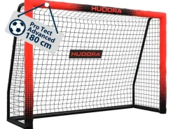 Hudora Fussballtor Pro Tect 180 Advanced schwarz/rot