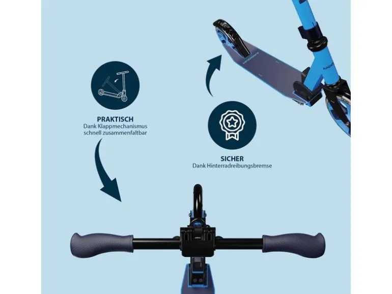 Hudora Scooter Up 200 Blau