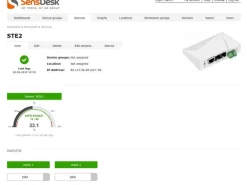 HWgroup Temperatur-Sensor SNMP, WLAN, PoE HWg-STE2-R2-Kit