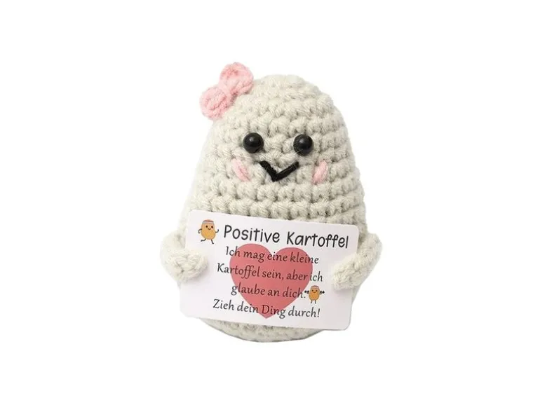 I AM CREATIVE Glücksbringer Positiv Potato mit Schlaufe