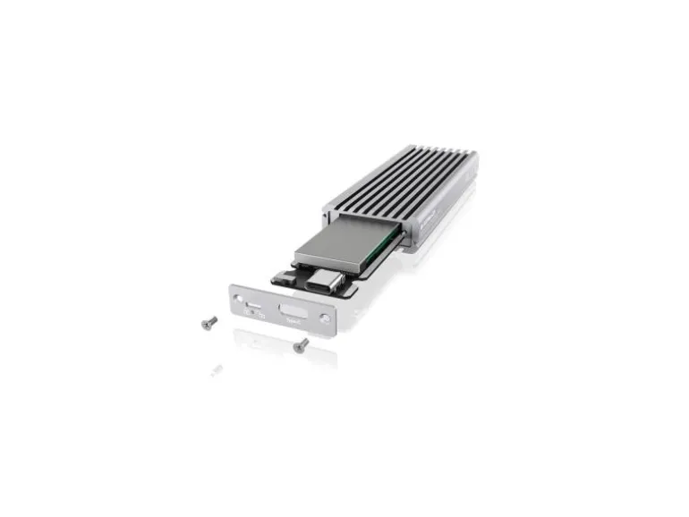 ICY BOX Externes Gehäuse IB-1817Ma-C31 M.2 NVMe silber