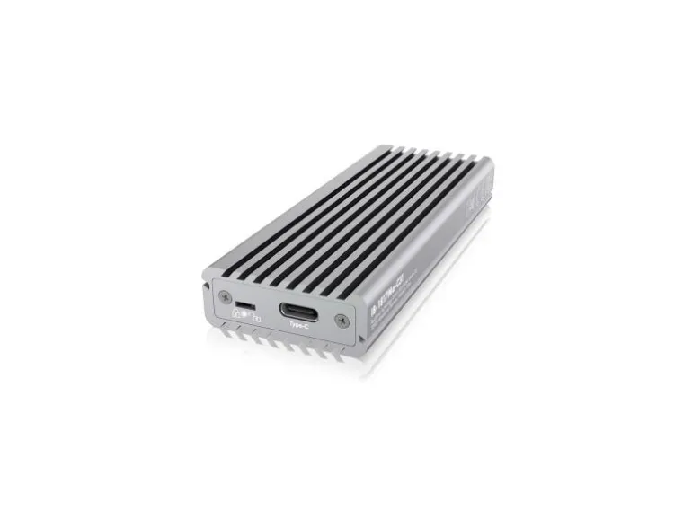 ICY BOX Externes Gehäuse IB-1817Ma-C31 M.2 NVMe silber