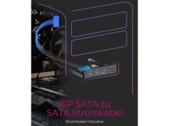 ICY BOX Front Panel IB-HUB1419-i3