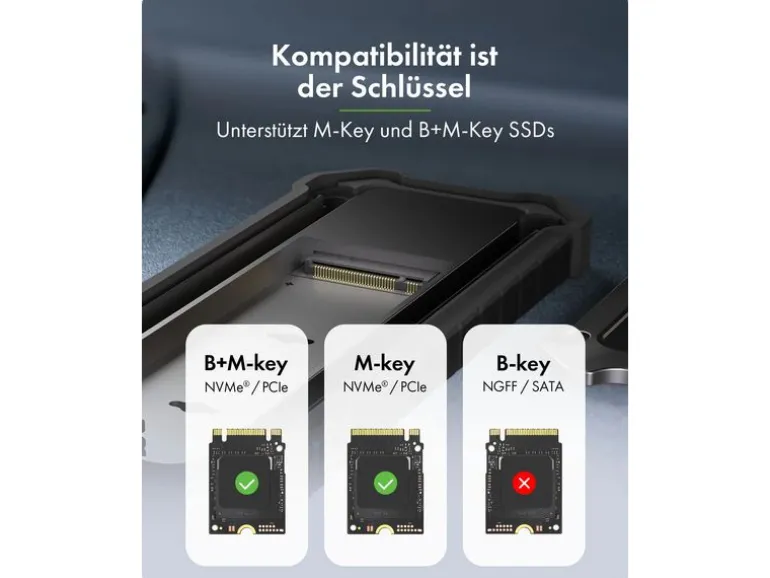 ICY BOX SSD Gehäuse IB-1827MCP-C31 M.2