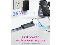 ICY BOX USB-Hub 7-Port Hub IB-HUB1457-C31