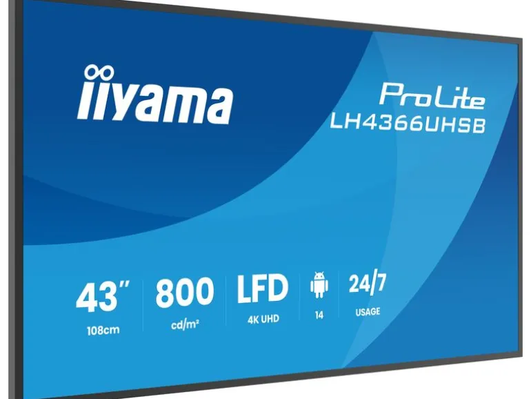 iiyama Public Display ProLite LH4366UHSB-B1AG 43 "