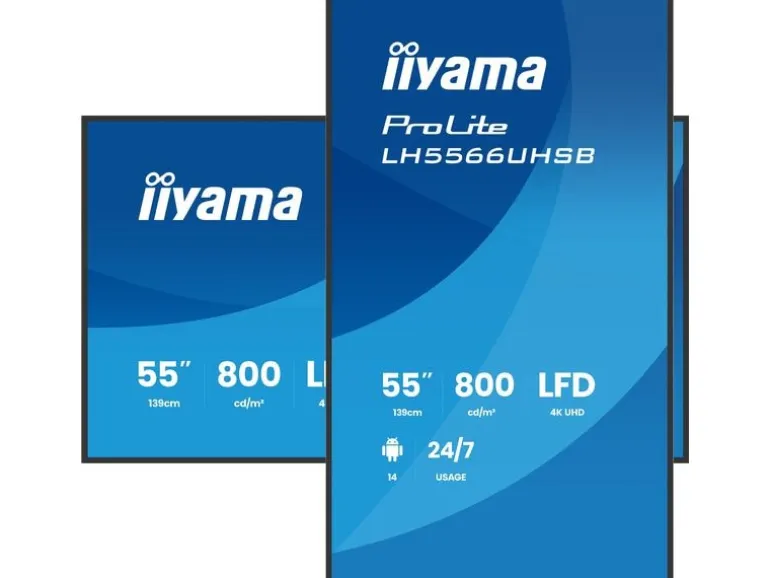 iiyama Public Display ProLite LH5566UHSB-B1AG 55 "