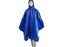 Incirca Velo Regen Poncho, Unisex, Blau