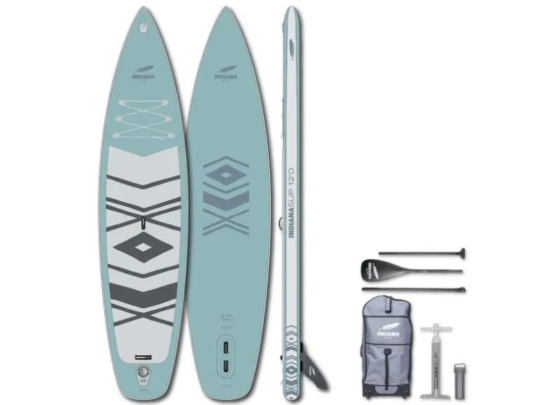 INDIANA SUP SUP Board 12'0 Family Pack Misty Blue