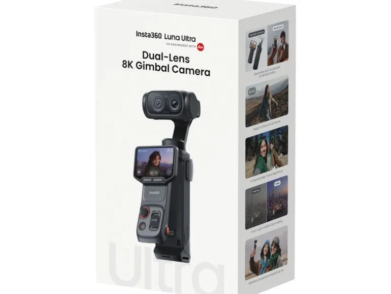 Insta360 Actionkamera Luna Ultra Creator Bundle Stellar White