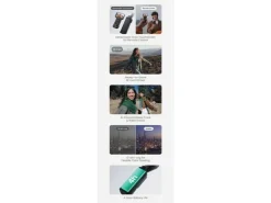 Insta360 Actionkamera Ultra mit Gimbal Standard-Paket Stellar White