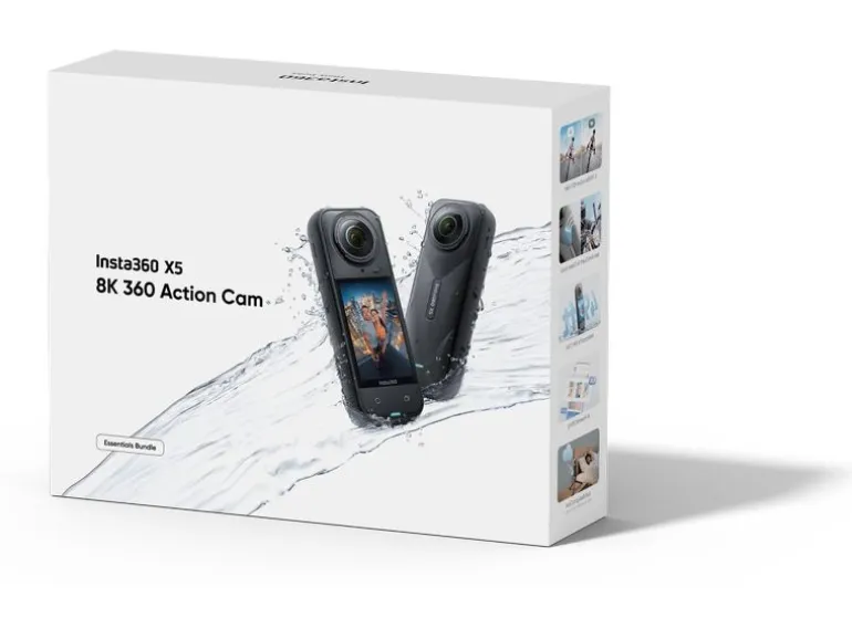 Insta360 360°-Videokamera Actioncam X5 Essential Bundle