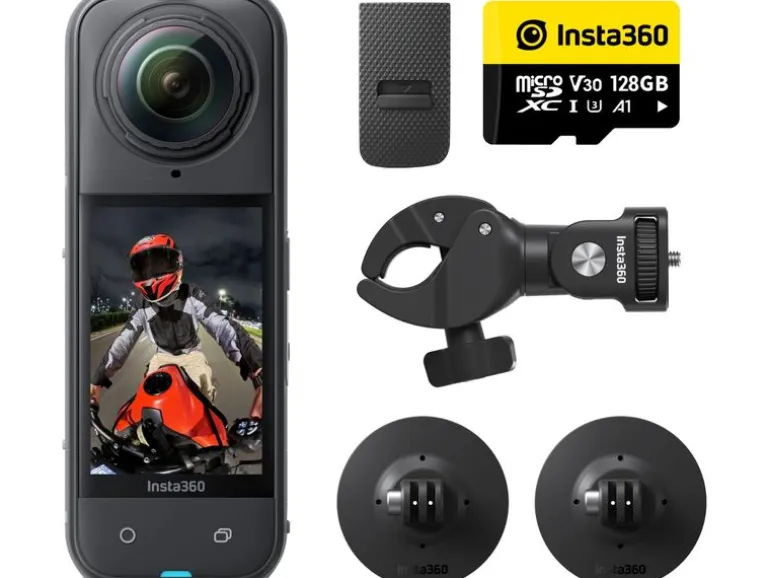Insta360 360°-Videokamera X5 Motorrad Bundle