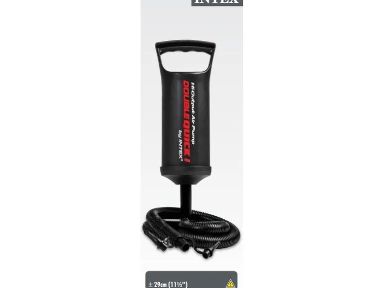 Intex Handpumpe Double Quick I Schwarz