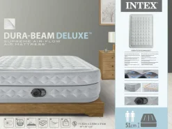 Intex Luftbett Dura Beam Deluxe Supreme Queen 152 x 203 x 51 cm