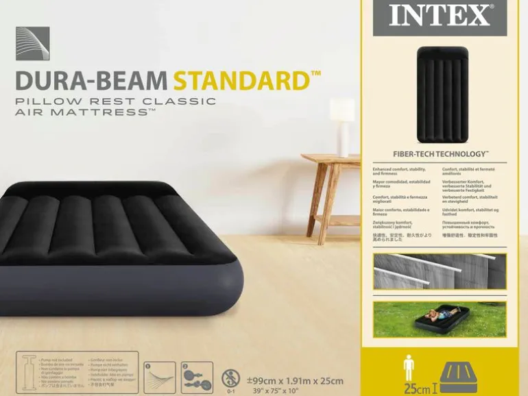 Intex Luftbett DuraBeam Standard Classic Downy Twin