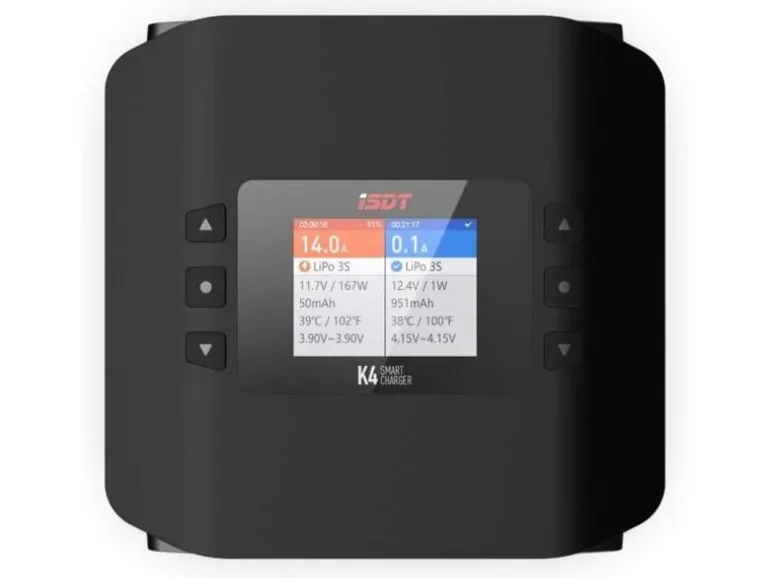 ISDT Dual-Ladegerät K4 AC/DC, 2x 600 W 1-8S