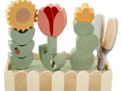 Jabadabado Bauklötze Blumen aus Holz