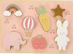 Jabadabado Holzpuzzle Hase & Freunde 21 x 29 cm