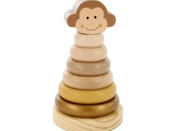 Jabadabado Stapelspielzeug Stapelturm Affe 17.5 cm