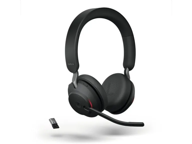 Jabra Headset Evolve2 65 Duo MS Schwarz, USB-A