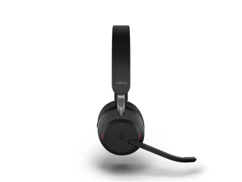 Jabra Headset Evolve2 65 Duo MS Schwarz, USB-A, inkl. Ladestation
