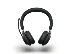 Jabra Headset Evolve2 65 Duo MS Schwarz, USB-A, inkl. Ladestation