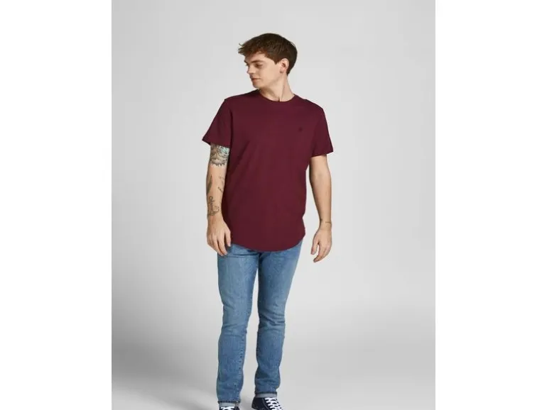 JACK&JONES Brody T-shirt Weiss / Navy Blazer Grösse M, 5 Stück