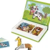 Janod Beschäftigungsspielzeug Magnetbuch Tiere