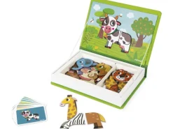 Janod Beschäftigungsspielzeug Magnetbuch Tiere