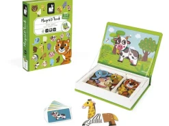 Janod Beschäftigungsspielzeug Magnetbuch Tiere