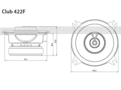 JBL 2-Weg Lautsprecher Paar Club 422F