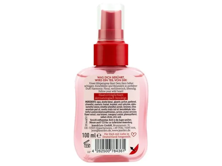 Jean & Len Body Mist wild heart, 100 ml 100 ml