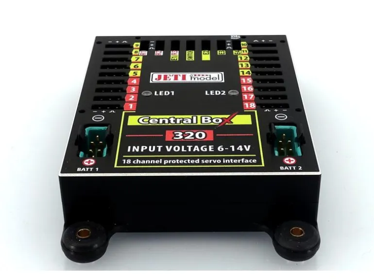 Jeti Akkuweiche Central Box 320 mit Magnet Schalter