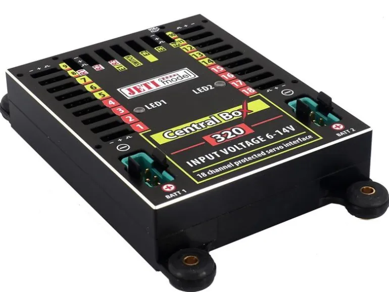 Jeti Akkuweiche Central Box 320 mit Magnet Schalter