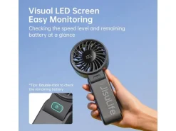 Jisulife Handventilator Fan 7 Schwarz