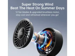 Jisulife Handventilator Fan 7 Schwarz
