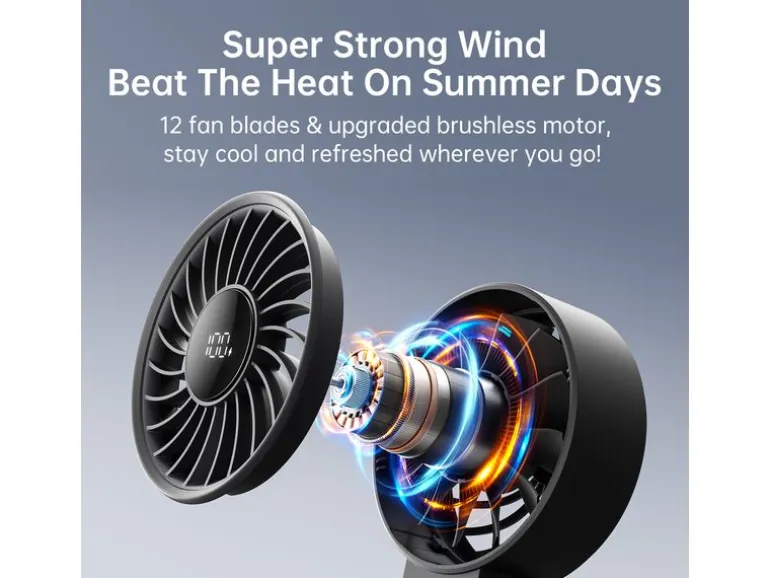Jisulife Handventilator Fan 7 Schwarz