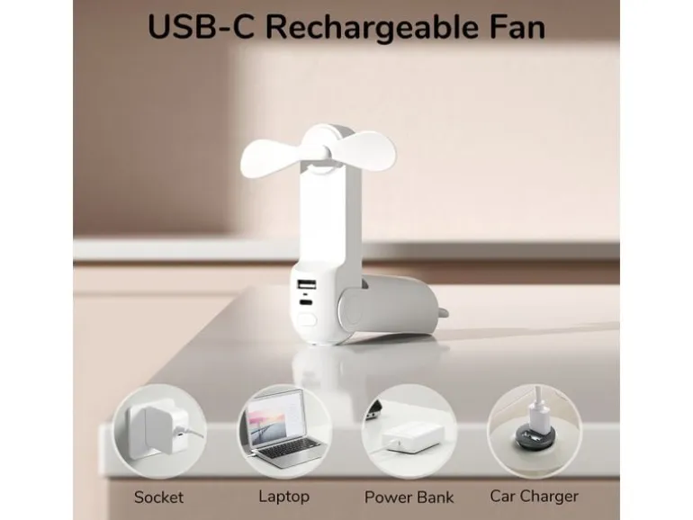 Jisulife Handventilator Life8 Plus Weiss