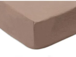 Jollein Fix-Leintuch 60 x 120 cm, Braun