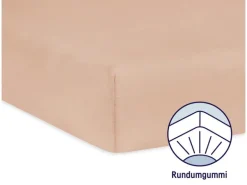 Julius Zöllner Fix-Leintuch Jersey Sand 70 x 140 cm