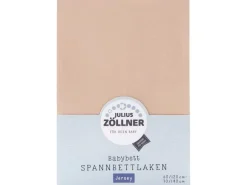 Julius Zöllner Fix-Leintuch Jersey Sand 70 x 140 cm