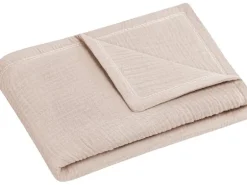 Julius Zöllner Kuscheldecke aus Baumwollmusselin Sand 70 x 100 cm