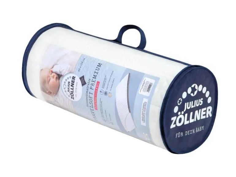 Julius Zöllner Reisematratze Travelsoft Premium 60 x 120 cm Weiss